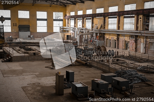 Image of Electricity distribution hall in metal industry