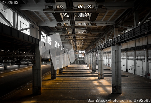 Image of Large industrial hall of a repair station