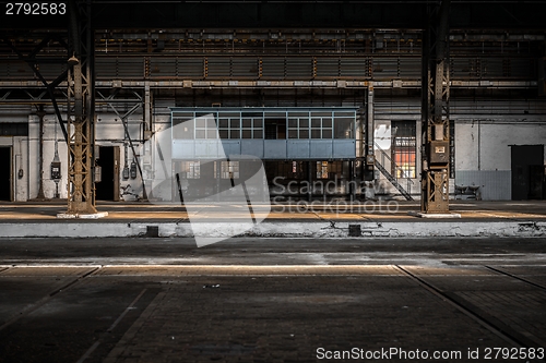 Image of Industrial interior of an old factory