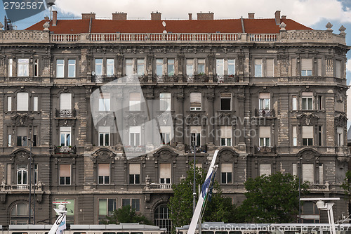 Image of Closeup photo of a building