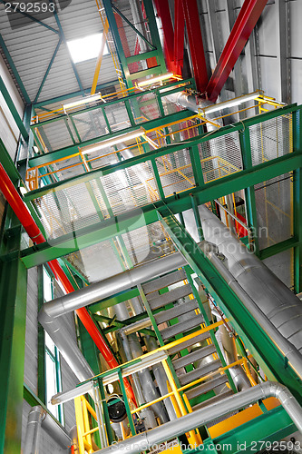 Image of Industrial interior of a power plant