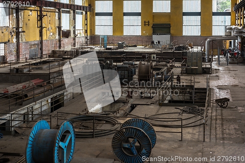 Image of Electricity distribution hall in metal industry