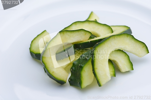 Image of cucumber closeup