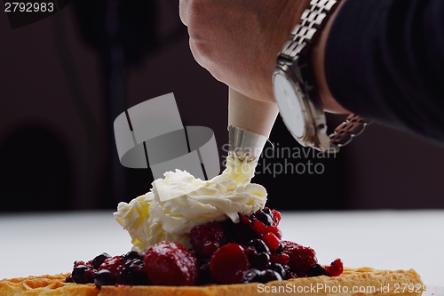 Image of fruit wafel