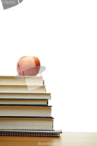 Image of Apple and books