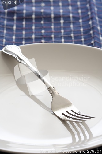 Image of Fork and plate