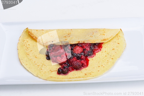 Image of fruit pancake