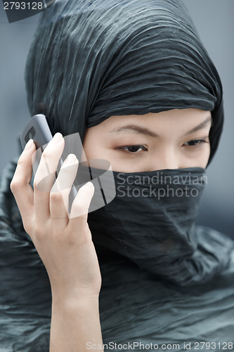 Image of Cell phone talking