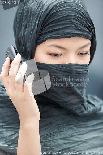 Image of Cell phone talking