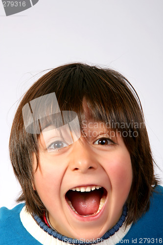 Image of Screaming boy