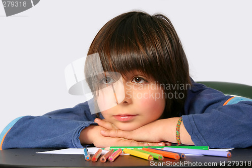 Image of Boy painting