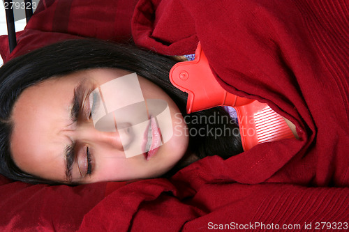 Image of Freezing woman