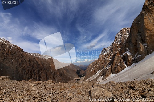 Image of Top view of the valley. Turkey, Central Taurus Mountains