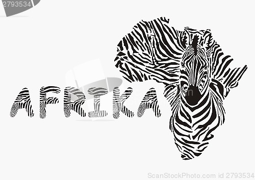 Image of Background with zebra motif