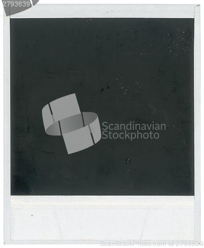 Image of Empty Polaroid Frame Cutout