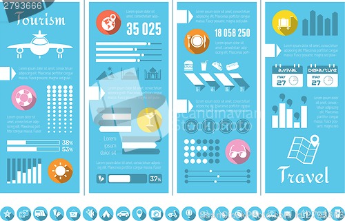 Image of Travel Infographic Template.