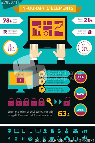 Image of IT Industry Infographic Elements