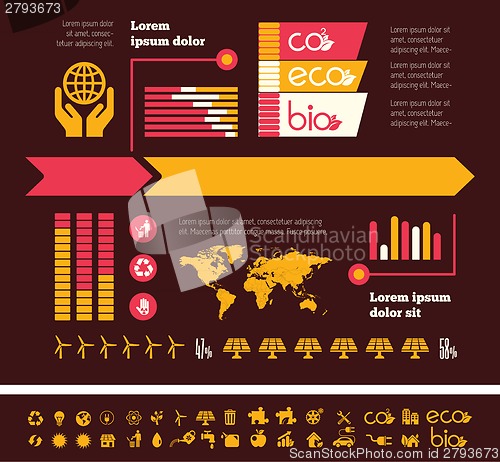 Image of Ecology Infographic Template.