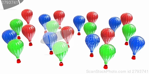 Image of Hot Air Balloons with Gondola