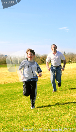 Image of Father and son