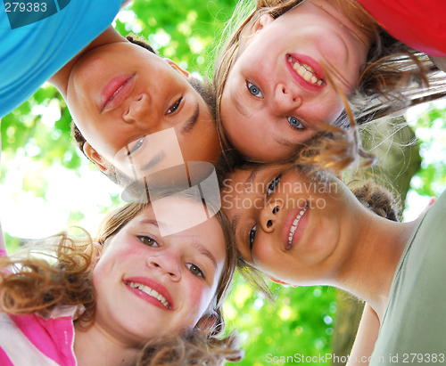 Image of Four girls