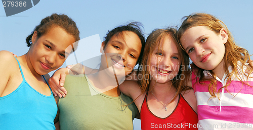 Image of Four girls