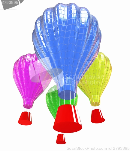 Image of Hot Air Balloons with Gondola