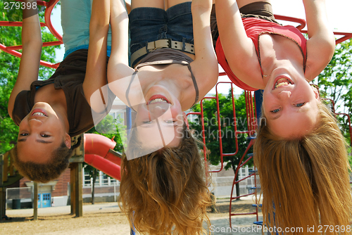 Image of Girls in a park