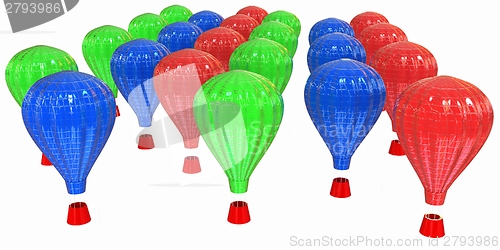 Image of Hot Air Balloons with Gondola