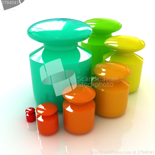 Image of Colorfull weight scale