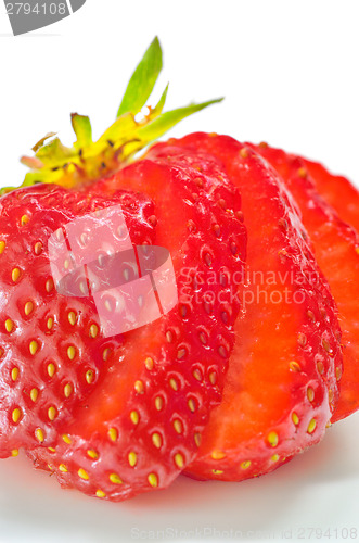 Image of Fresh cut strawberry