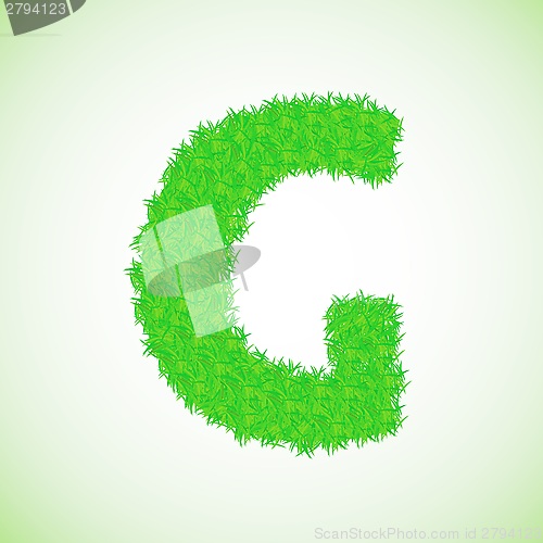 Image of grass letter G