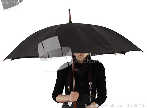 Image of Woman with umbrella