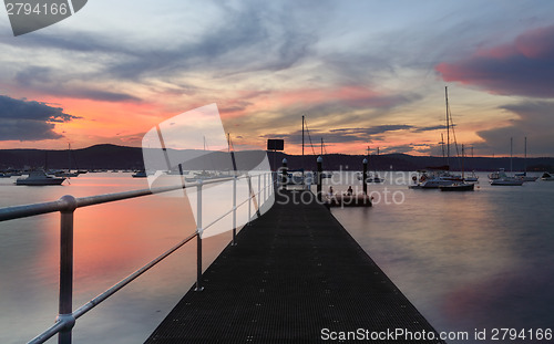 Image of Sunset New Brighton Public Wharf Saratoga Australia