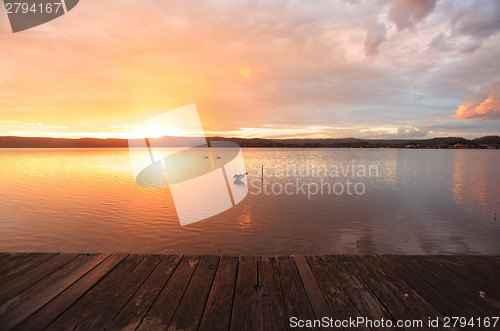 Image of Sunset after the storm