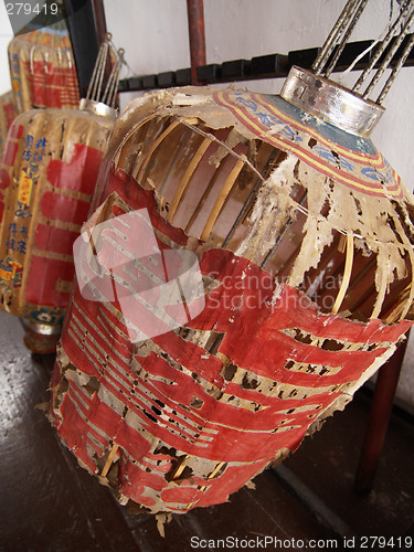 Image of Old Chinese lanterns