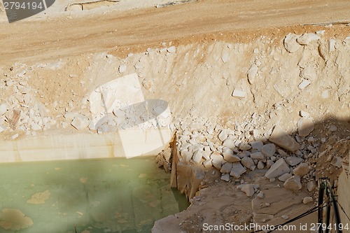 Image of White marble quarry