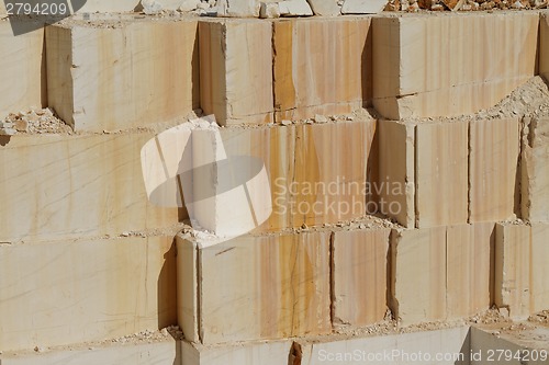 Image of White marble quarry