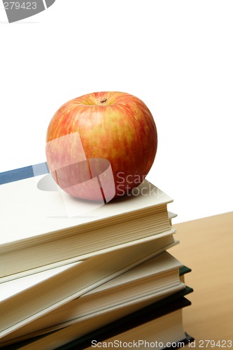 Image of Apple and books