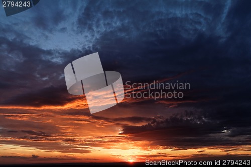 Image of Beautiful sunset
