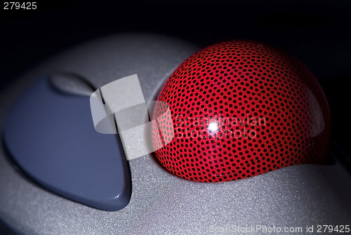 Image of Detail of trackball