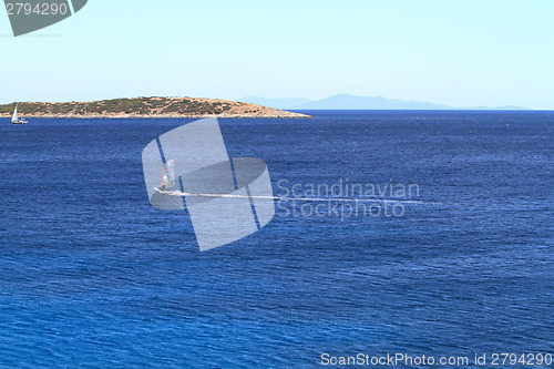 Image of Turquoise sea in Croatia Vis Island