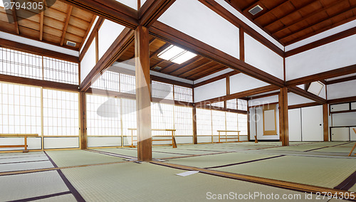 Image of Tenryuji temple Daihoujyo Arasiyama Kyoto Japan 