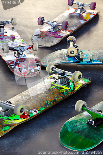 Image of Old Skateboards