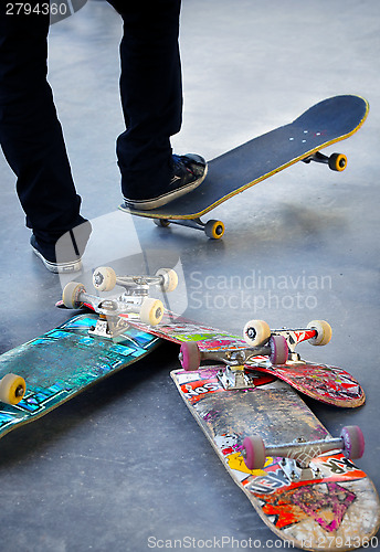 Image of Old Skateboards