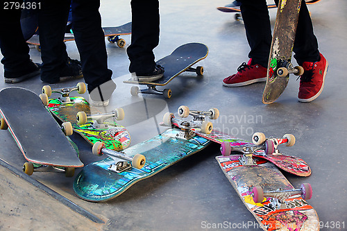 Image of 	Old Skateboards