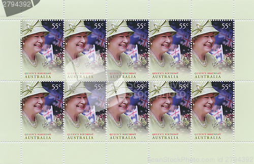 Image of Queen Elizabeth Stamp