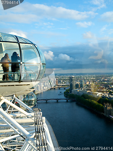Image of London, London Eye view of city 