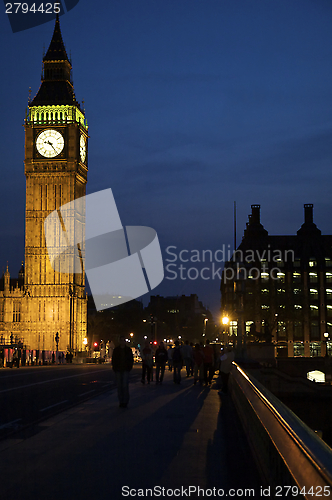 Image of Big Ben, Night