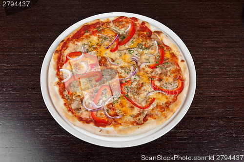 Image of meat pizza